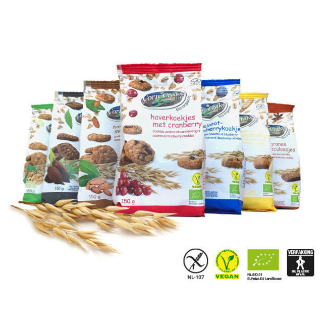 Haverkoekjes met Amandel - 150g - BIO
