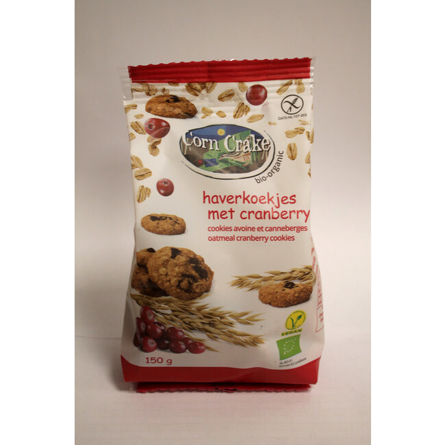 Haverkoekjes met Cranberry - 150g - BIO