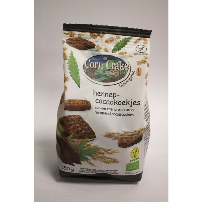 Haverkoekjes met Hennep-Cacao - 150g - BIO