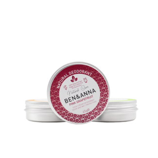 Ben & Anna Natural Deodorant - Pink Grapefruit - Jar - 45gr
