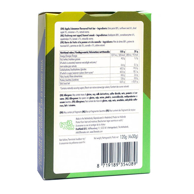 Fruitreep Appel/Kaneel - 4-pack