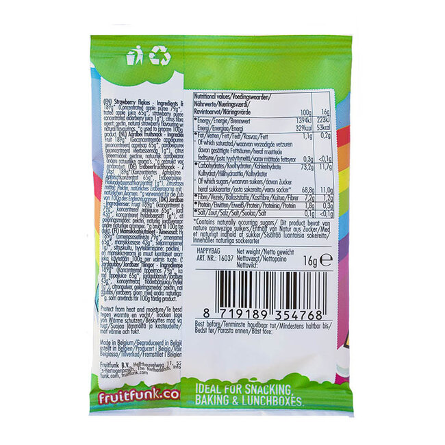 Unicorn Happybag Aardbei - 16g