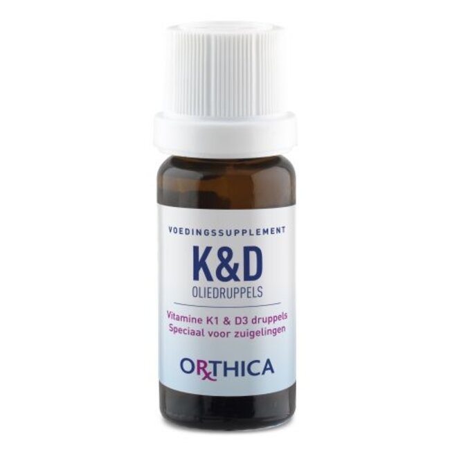 Orthica Vitamine K1 & D3 Oliedruppels - 10ml