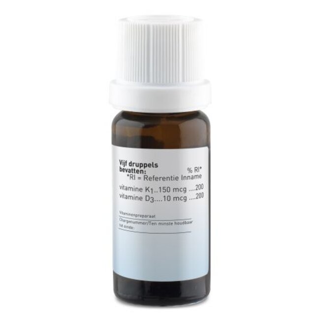 Vitamine K1 & D3 Oliedruppels - 10ml