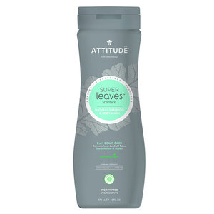 ATTITUDE 2-in-1 Scalp Care - Shampoo en Body Wash - Mannen - 473ml