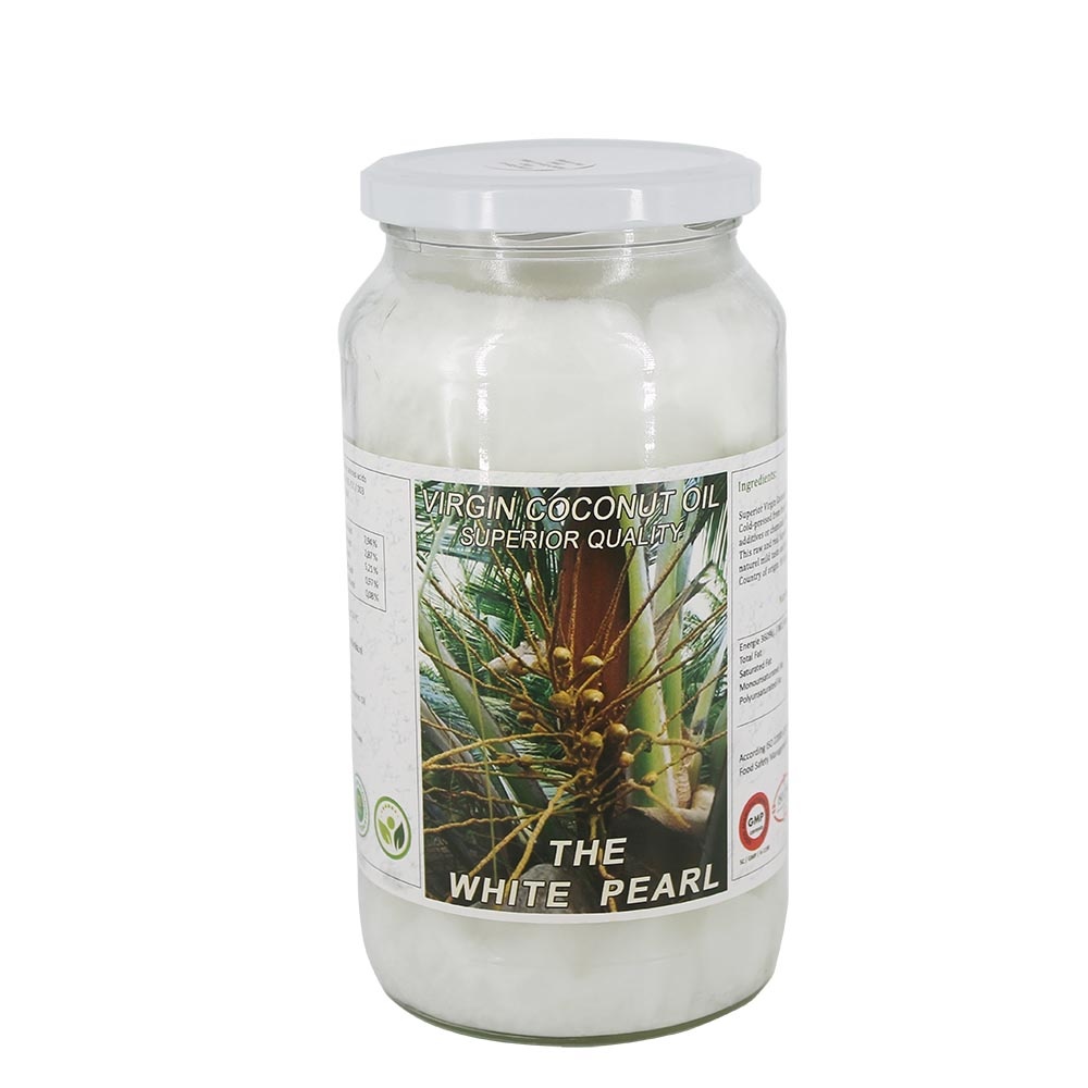 voormalig Gevaar Huisdieren The White Pearl Kokosolie Superior - 1000 ml - Puur Mieke