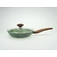 Koekenpan 24cm met hout-look greep - VegeTek