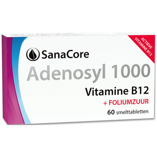 Sanacore Adenosyl 1000 Vitamine B12 - 60 tabletten met Foliumzuur