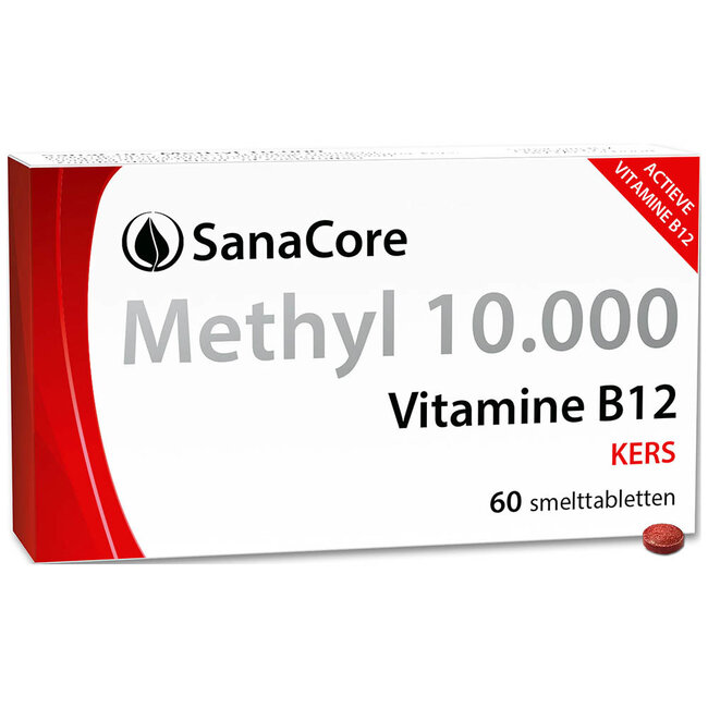 Methyl 10000 Vitamine B12 - 60 tabletten zonder Foliumzuur