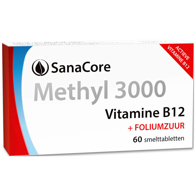 Sanacore Methyl 3000 Vitamine B12 60 tabletten