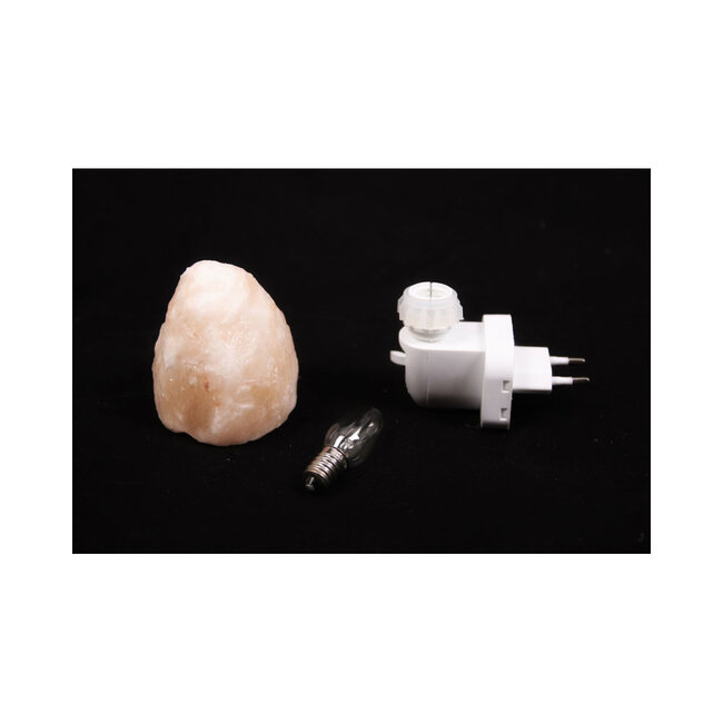 Himalayazout nachtlamp voor stopcontact - Rotsje