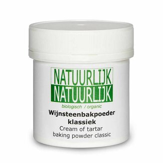 NatuurlijkNatuurlijk Wijnsteenbakpoeder Klassiek - 80g - BIO