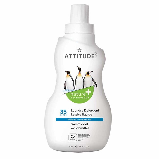 ATTITUDE Vloeibaar Wasmiddel - 35 beurten - Wildflowers - 1050ml