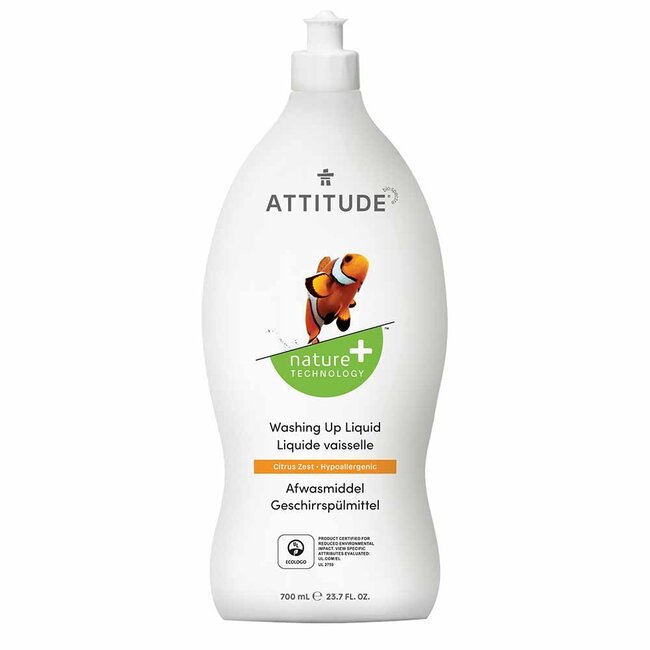 ATTITUDE Afwasmiddel - Citrus Zest - 700ml