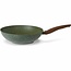 Natura Induction Wokpan 28cm met hout-look greep - VegeTek