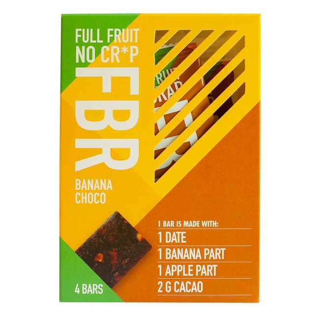 Fruitreep Banaan/Choco - 4-pack