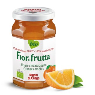 FiordiFrutta Fruitspread Sinaasappel 260g-BIO