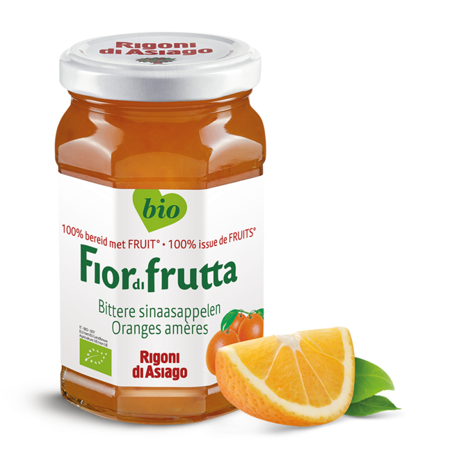 FiordiFrutta Fruitspread Sinaasappel 260g-BIO