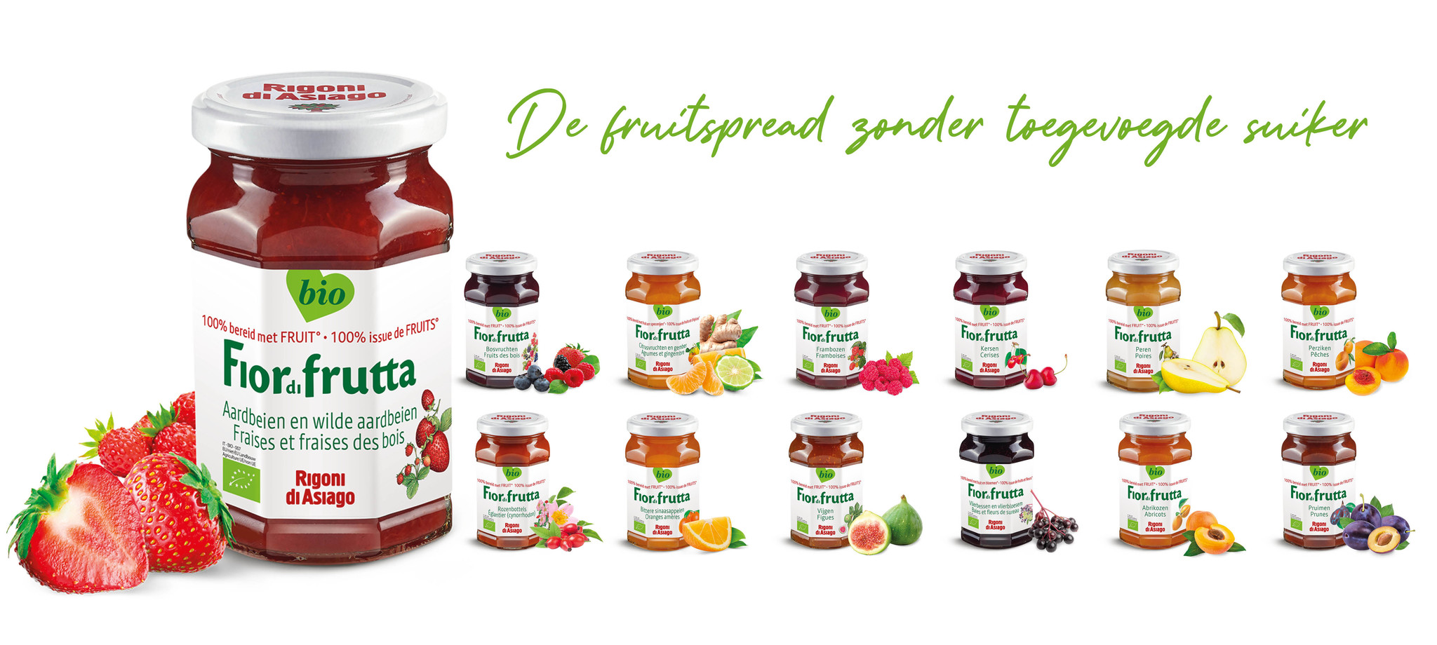 Geen jam, maar fruitspread zonder toegevoegde suiker