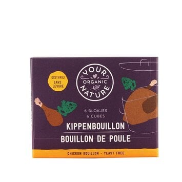 Heldere kippenbouillonblokjes zonder gist-BIO