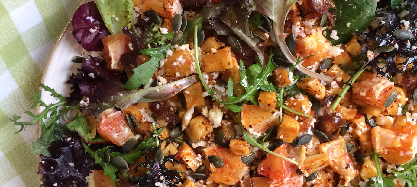 Pastinaak Salade met Bloemkool Couscous