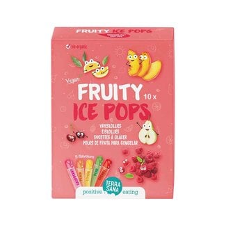 Terrasana Fruity Ice Pops - 10 ijslollies x 40ml - BIO