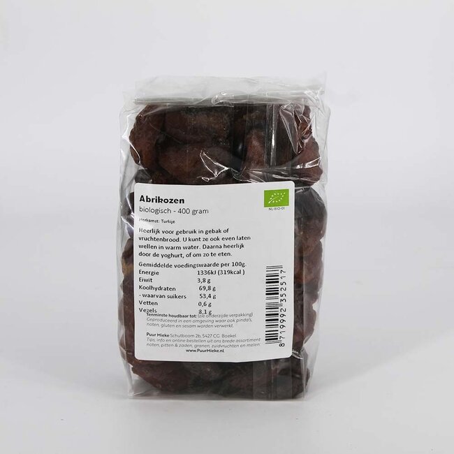 Ongezwavelde Abrikozen - 400g - BIO