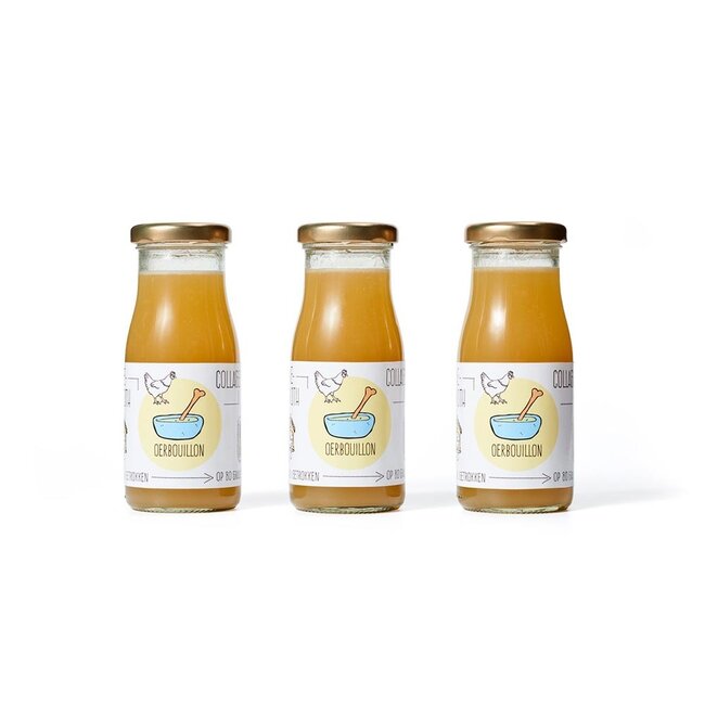 Oerbouillon Kip - 140ml - BIO - Biologische Bottenbouillon