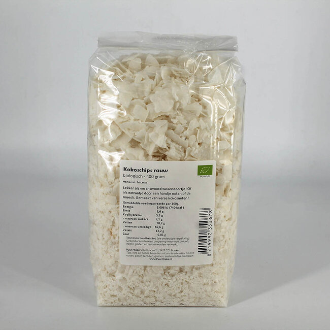 Kokosnippers rauw - 400g - BIO