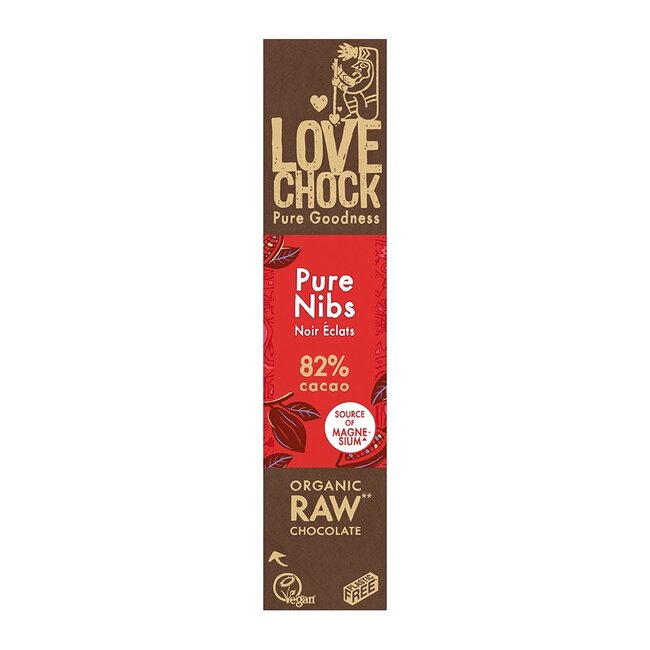 Lovechock Puur Nibs 82% cacao - 40g - BIO