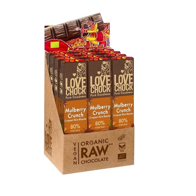 Moerbei / Crunch 80% cacao - 40g - BIO