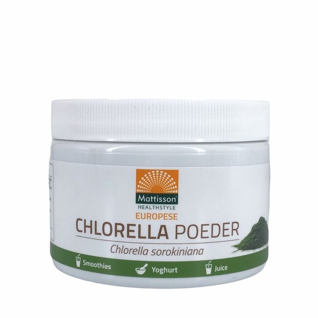 Mattisson Chlorella Poeder - Chlorella sorokiniana - 125g