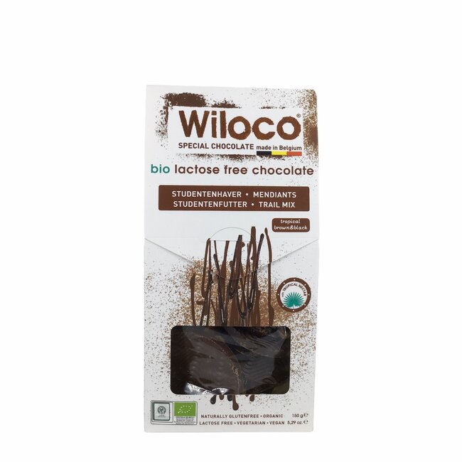 Wiloco Studentenflikken Melk en Puur Mix - 150g - BIO