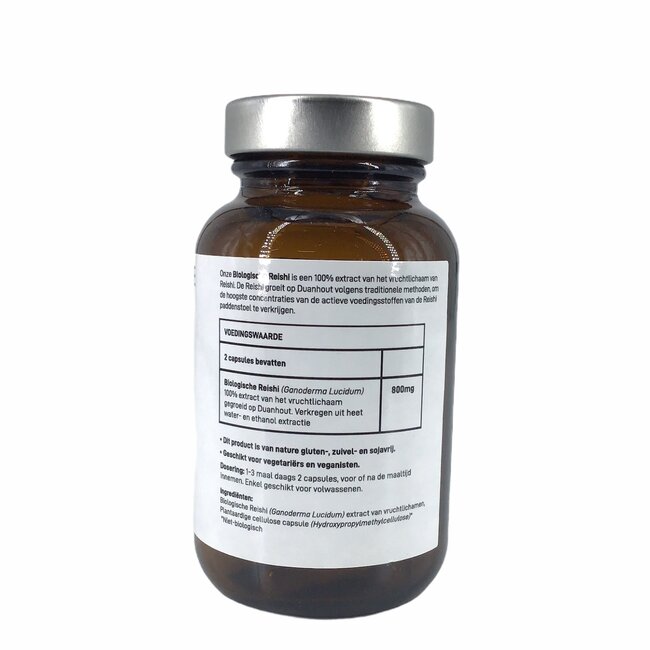 Reishi - Organische Paddenstoel - 60caps - BIO