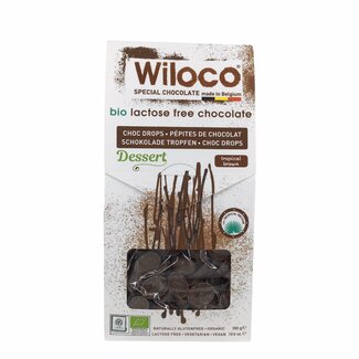 Wiloco Chocolade Druppels "Melk" Lactosevrij - 300g - BIO
