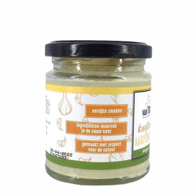 Mayonaise met knoflook (ongezoet) - 160g - BIO