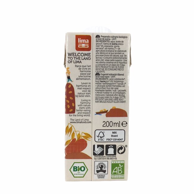 Haverroom - 200ml BIO