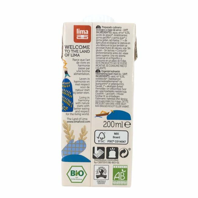 Rijst Cuisine 200 ml - BIO