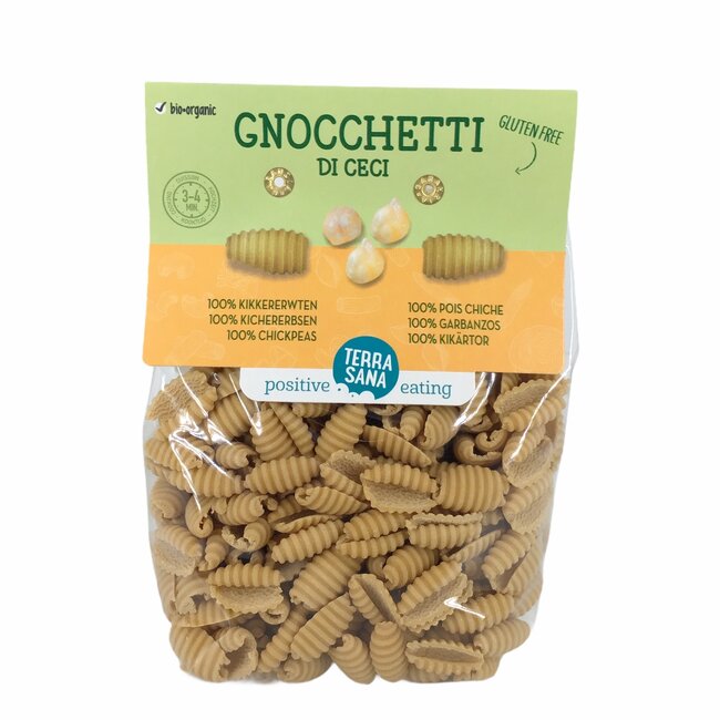 Terrasana Gnocchetti Pasta Kikkererwten 250g - BIO