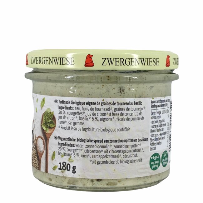 Basilicumspread - 180g - BIO