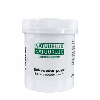 NatuurlijkNatuurlijk Bakpoeder Puur - 250g - zonder maiszetmeel