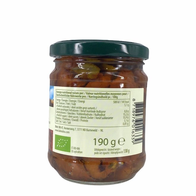 Zongedroogde tomaten in olijfolie - 190gr