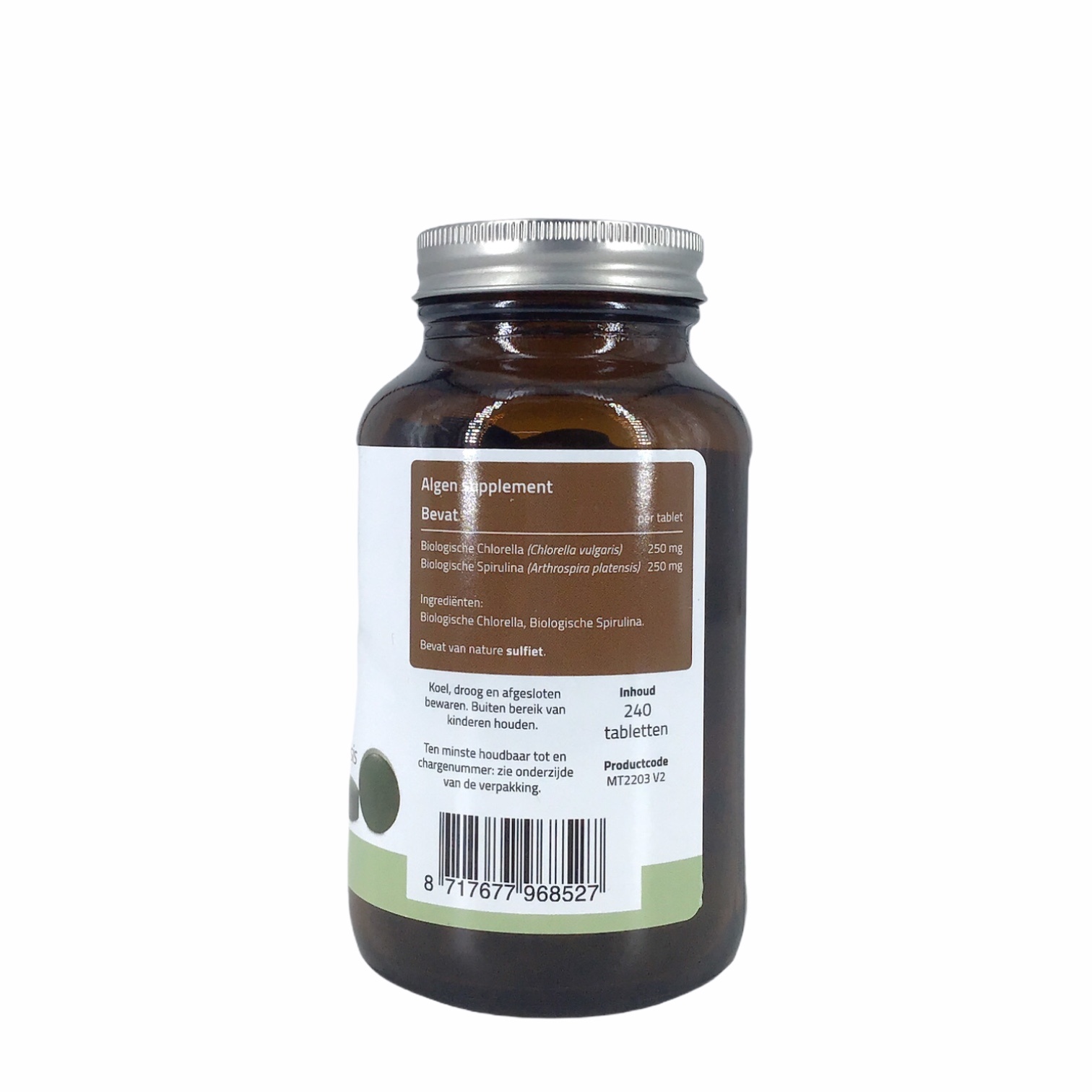Organic Chlorella Spirulina – Chlorella - Puur Mieke