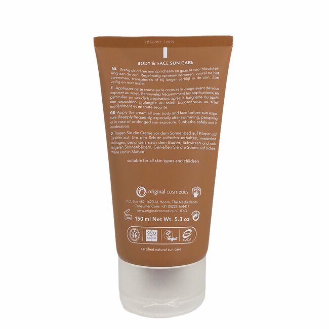 Zonnebrand Argan SPF 20 - 150ml - BIO