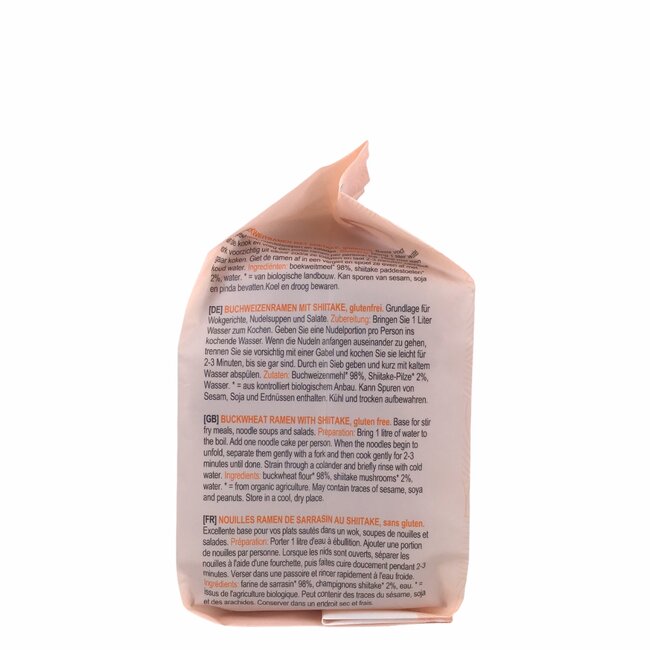 Ramen boekweitnoodles met shiitake - 280g - BIO
