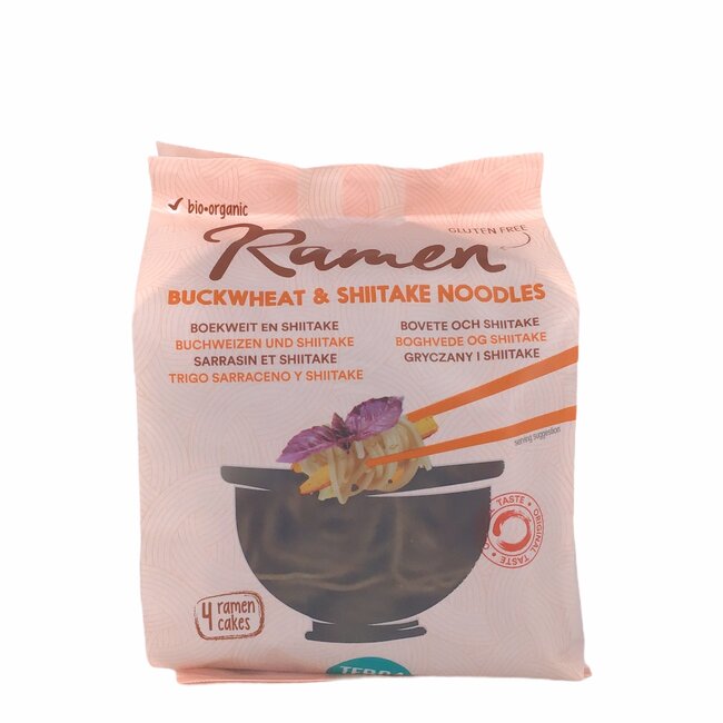 Ramen boekweitnoodles met shiitake - 280g - BIO