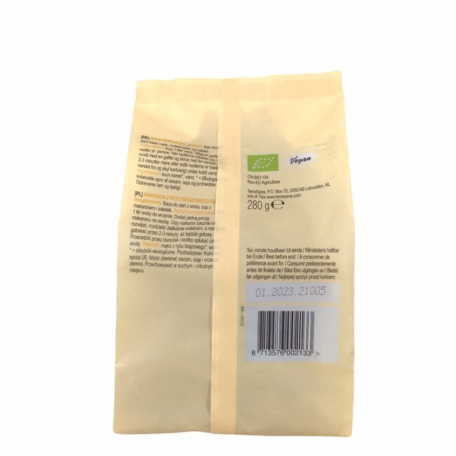 Ramen bruine rijstnoodles - 280g - BIO