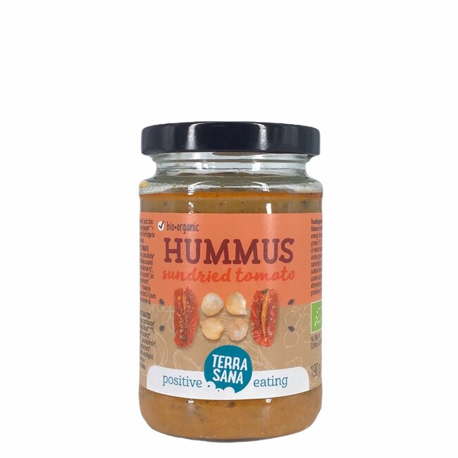 Terrasana Hummus Spread met Zongedroogde Tomaten - BIO