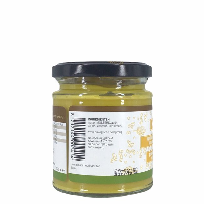 Mosterd Fijn 170 gram - BIO