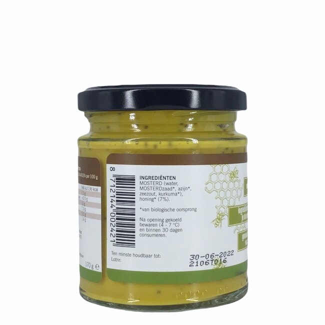Honing Mosterd Saus 170g - BIO